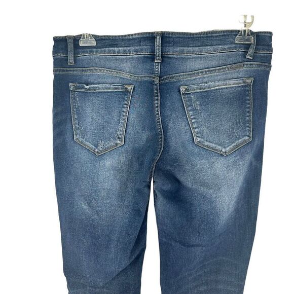 KanCan Jeans Womens Size 31 Waist Blue Stretch Denim Skinny Leg Mid Rise Classic - Picture 5 of 13
